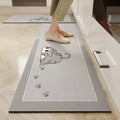 Tapis long de cuisine épais antidérapant et absorbant
