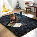 Tapis moderne en peluche douce pour salon