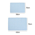 Tapis de bain antidérapant avec trous de drainage et ventouses