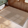 Tapis de cuisine long en lin naturel antidérapant