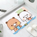 Tapis de salle de bain mignon avec motif dessin animé antidérapant