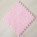 Tapis de sol enfant en peluche puzzle doux pour jeux et décoration