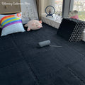 Tapis de sol enfant en peluche puzzle doux pour jeux et décoration