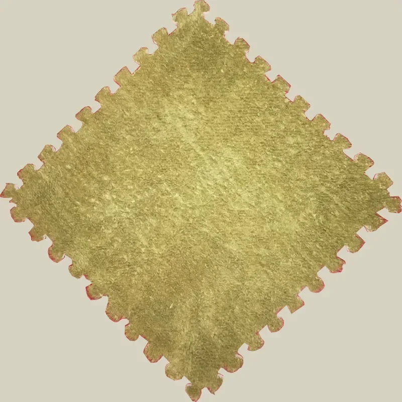 Tapis de sol enfant en peluche puzzle doux pour jeux et décoration