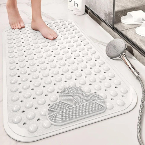 Tapis de bain antidérapant avec surface de massage pour les pieds