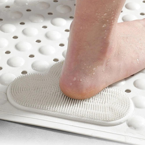 Tapis de bain antidérapant avec surface de massage pour les pieds