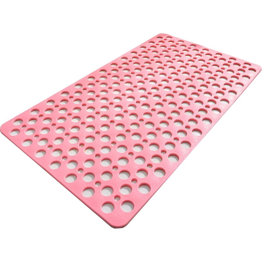 Tapis de bain antidérapant avec trous de drainage et ventouses