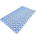 Tapis de bain antidérapant avec trous de drainage et ventouses