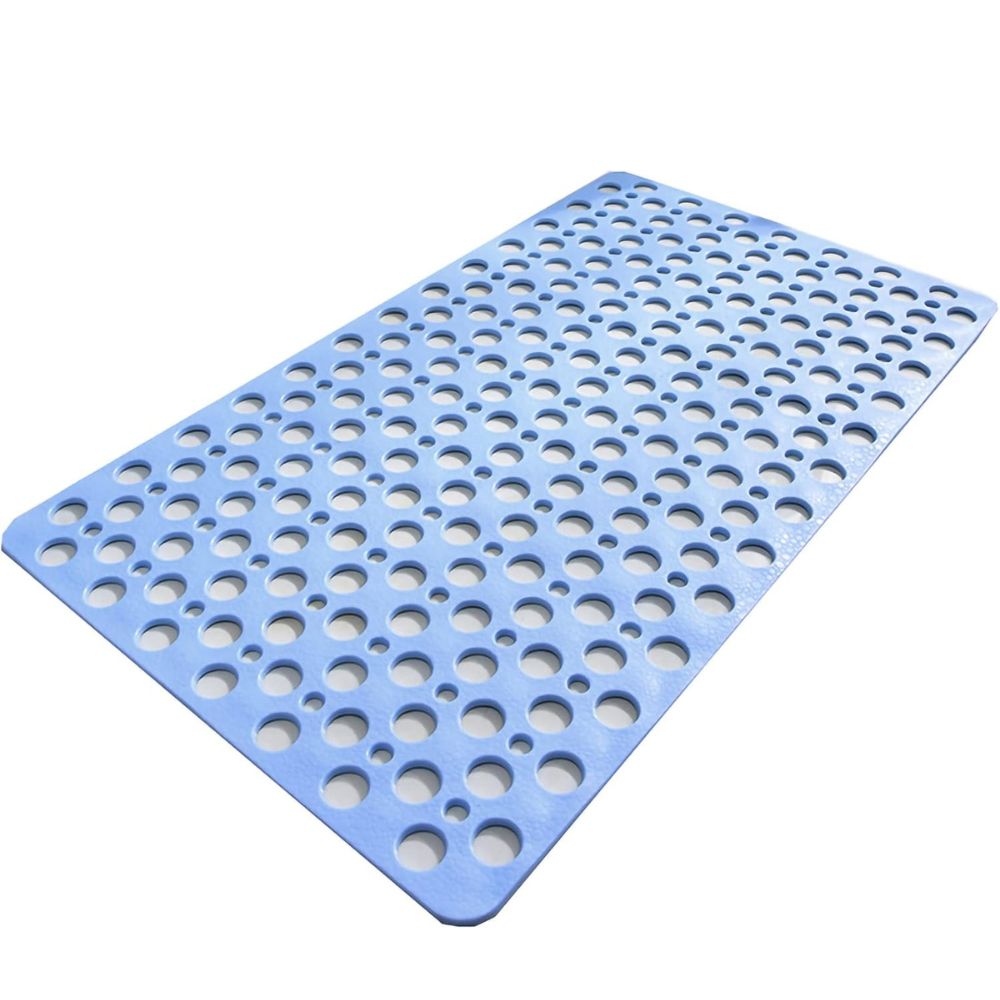 Tapis de bain antidérapant avec trous de drainage et ventouses