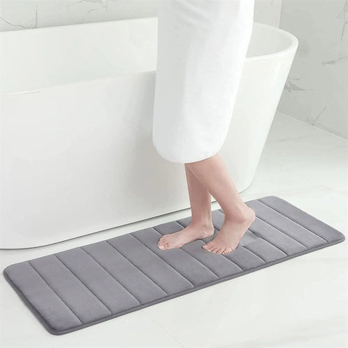 Tapis de bain doux absorbant et antidérapant