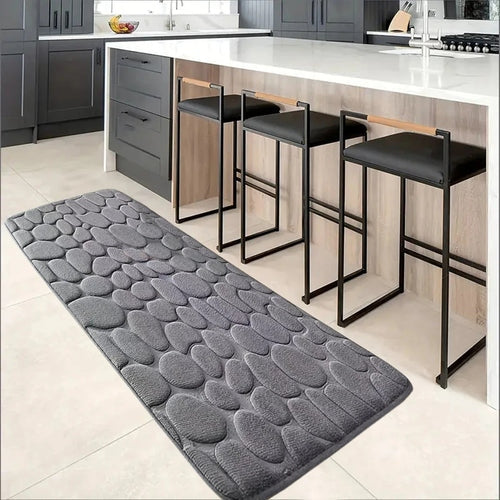 Tapis de cuisine absorbant texturé