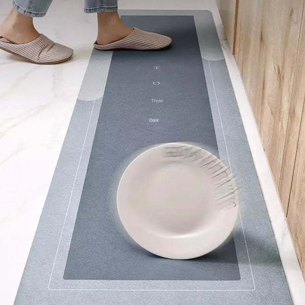 Tapis de cuisine antidérapant absorbant