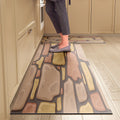 Tapis de cuisine long imprimé absorbant et antidérapant