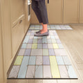 Tapis de cuisine long imprimé absorbant et antidérapant