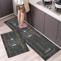 Tapis de cuisine minimaliste imprimé doux et antidérapant