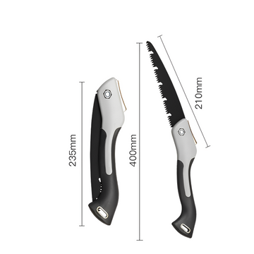 Scie Japonaise Professionnelle pour Bois Élagage de Branches Pliable